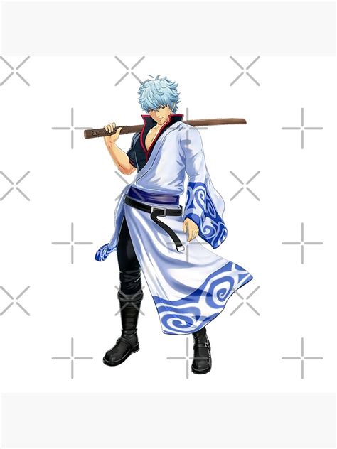 Gintoki Cool Pose Poster By Daniela Shop Redbubble