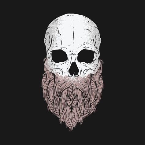 Bearded Skull By Lrcollections In 2024 Skull Beard Beard Art