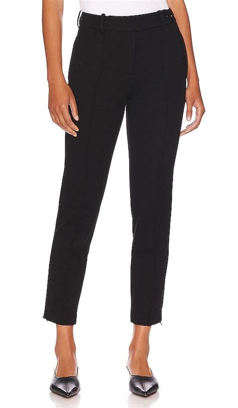 ANINE BING Sonya Faux Leather Pants In Black Wheretoget