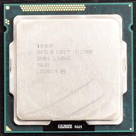 【目立った傷や汚れなし】1円スタート Intel Core I7 2700k Sr0dg Lga1155 Socket1155 Sandy