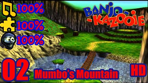 Banjo Kazooie Hd 100 Walkthrough Part 2 Mumbos Mountain Youtube