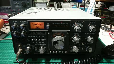 Yaesu Ft 101zd Shown Working At The Shack Youtube