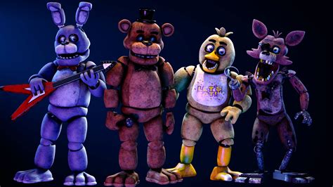 Fnaf 1 Animatronics Textured With Substance Painter For Sfm R