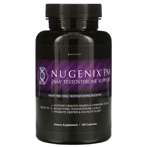 Nugenix Zma Testosterone Booster Nighttime Free Testosterone Booster