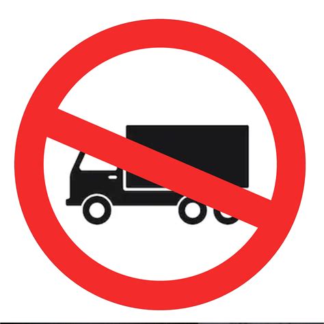 No Entry For Trucks Traffic Signs Traffic Signs