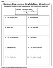 Th Grade Sentence Diagramming