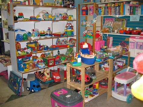 A rental toy business, particularly an online business, that allows parents to rent toys for a specific amount of time, is a convenient solution for frustrated parents. Cute consignment store toy display | Toy display, Kids consignment, Baby store