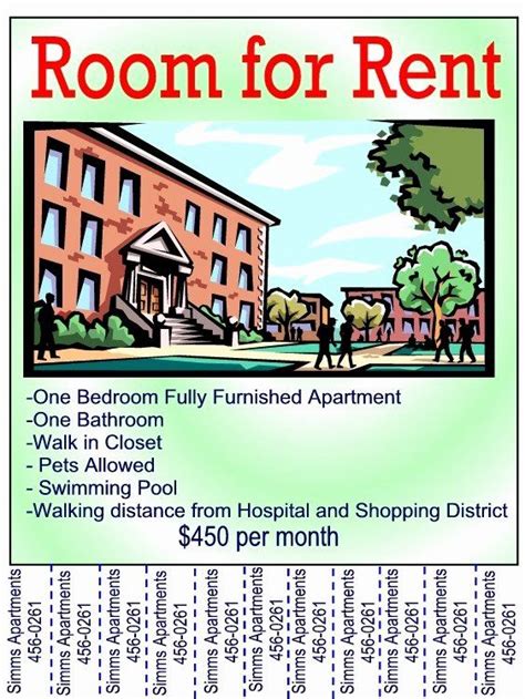 For Rent Flyer Template Free Inspirational Apartment Rental Flyers