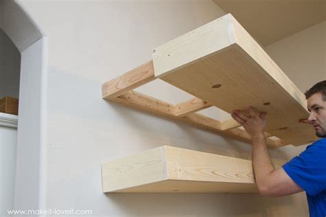 How To Build Simple Floating Shelves Via Make It And Love It Полки