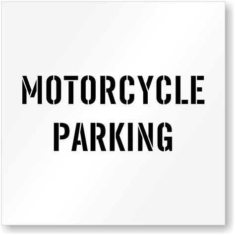 Heading down to east village mall with your motorcycle? Motorcycle Parking Signs | Best Prices on Motorcycle ...
