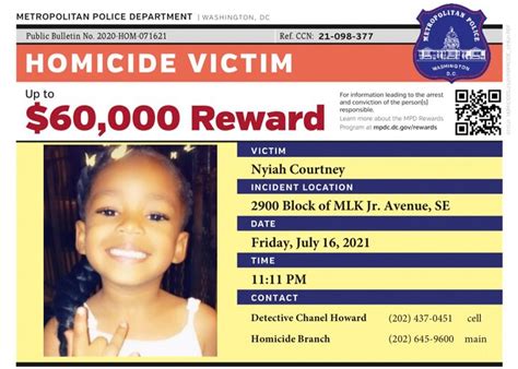 Dc Police Find Vehicle Connected To Fatal Shooting Of 6 Year Old Girl In Southeast The