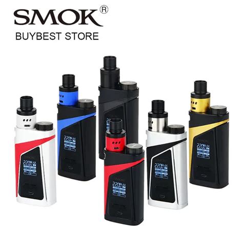 100 Original Smok Skyhook Rdta Box Vape Kit All In One Style With 9ml