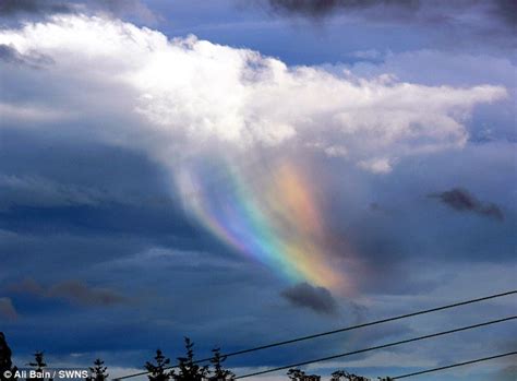 Amazing Fire Rainbow Clouds Circumhorizontal Arc