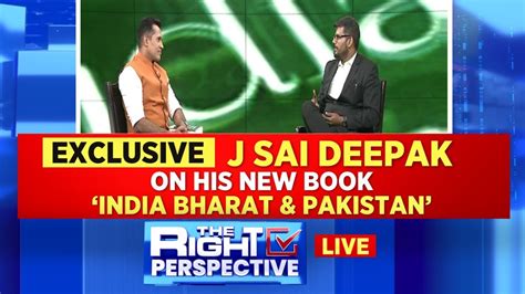 Jai Sai Deepak Interview Live Jai Sai Deepak S Book India Bharat
