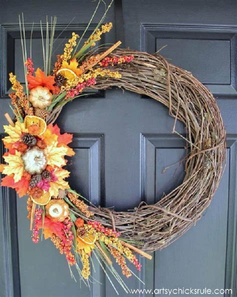 116 Great Diy Fall Wreaths Wreath Ideas For Fall Decor ⋆ Diy Crafts