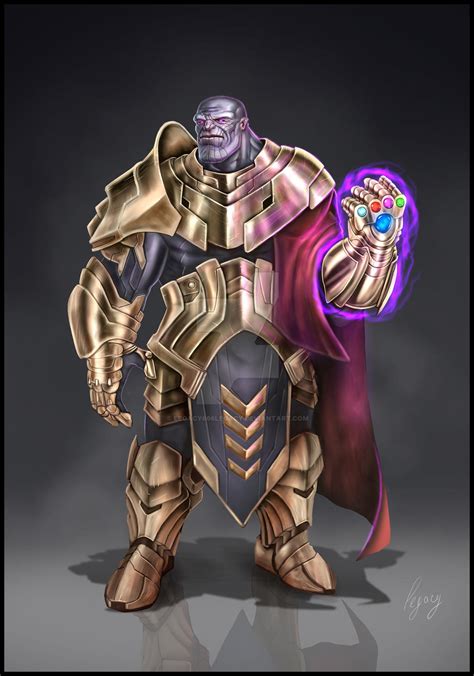 Marvel Thanos Fan Concept Art By Legacy666legacy On Deviantart