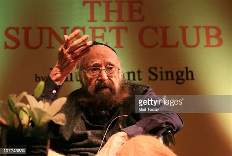 Veteran Journalist And Writer Khushwant Singh At The Launch Of His News Photo Getty Images