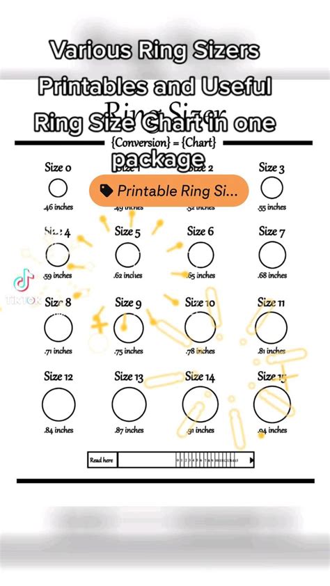 Printable Useful Ring Sizers Print And Learn Your Ring Size Easily At