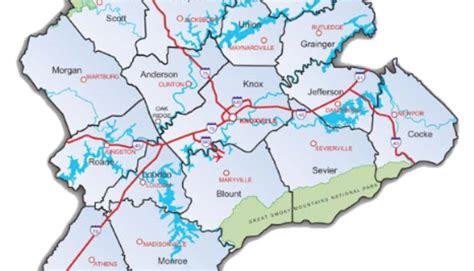 East Tennessee County Map Southland Realtors