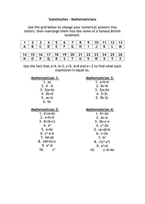 Codebreakersself Marking Mathematics Worksheets Teaching Resources