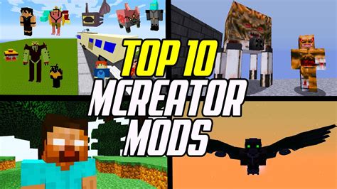 Top 10 Minecraft Mcreator Mods Youtube