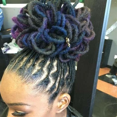 You can color them, keep them short or long, braid them, wear a wig or weave under them or experiment with styles as illustrated by the dreadlocks hairstyles photos. Amazing & Simple Short Dreadlocks Styles For Ladies | by ...