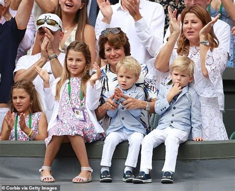 Roger federer is one of the most recognized athletes in the world. Roger Federer used to MIX UP his identical twins | Roger ...