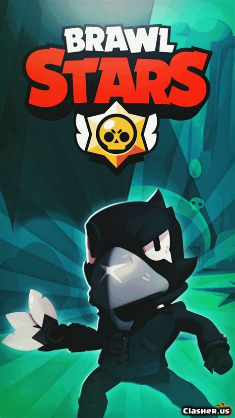 He's a protector with a penchant for parties. bs, crow brawl stars, wallpapers - Brawl Stars Wallpapers ...