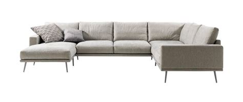 Grey corner sofas create a stylish focal point in your living room with a luxurious grey corner sofa. SOFAS - CARLTON LIGHT GREY BARI FABRIC CORNER SOFA - Sofa ...