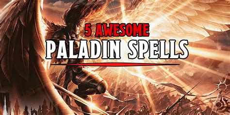 Dandd Powerful Paladin Spells For Powerful Paladin Pals Bell Of Lost Souls