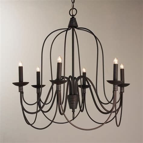 Ceiling, floor lamps, table lamps, sconces Swag Chandelier - 6 Light | Bronze chandelier, Chandelier ...