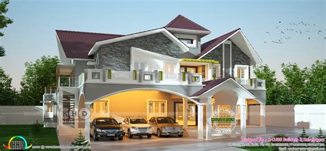 When looking at modern floor plans, you'll notice the uninterrupted flow from room to room as every plan is designed with form and functionality in mind. 3 bedroom ultra modern style luxury Kerala home design ...