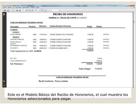 Mediq Guia De Usuario Modulo Honorarios Medicos