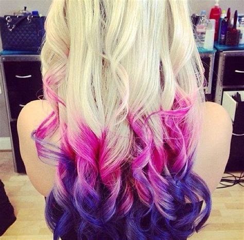 Hair Ombre Pink Purple Life Of The Party Pinterest