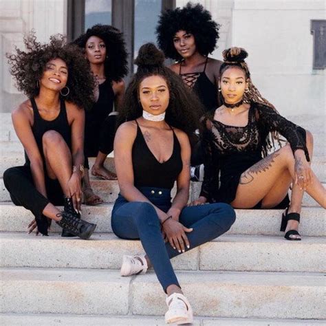 Pin By 🌻🌸 A H G 🌸🌻 On Melanated Beauties Black Girl Groups Model Friendship Photoshoot