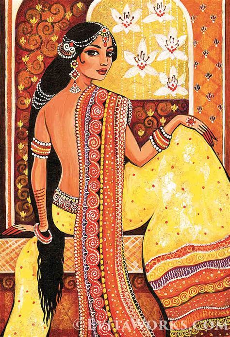 Bharat Indian Woman This Item Is Based On Our Original Painting