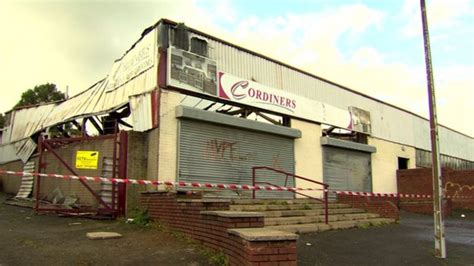 Fire At Former Factory On Faulkner Road Bangor Was Arson Bbc News