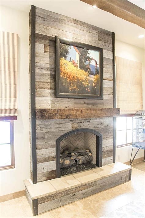 Expatica is the international community's online home away from home. Tobacco Barn Grey Fireplace Wood Wall W/ Steel Trim ...