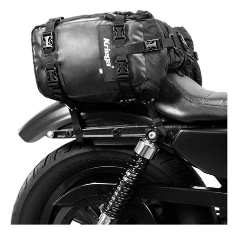 Out of the packet, the first reaction was of a fairly low quality though — thin made from heavyweight cordura with rigid sides. Kriega Modular Motorcycle Tail Bag