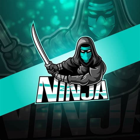 Premium Vector Ninja Esport Mascot Logo Design
