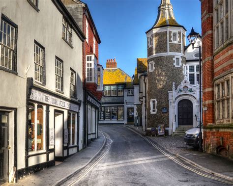 Lyme Regis Town Centre Dorset A Photo On Flickriver