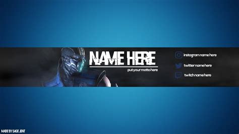2560x1440 Banner Template Swift Youtube Channel Banner Template