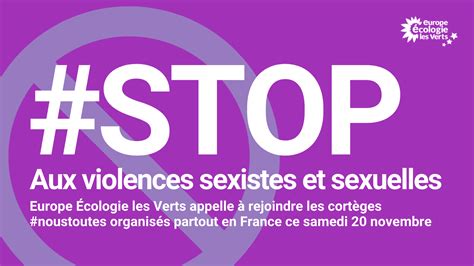 Stop Aux Violences Sexistes Et Sexuelles Europe Écologie Les Verts