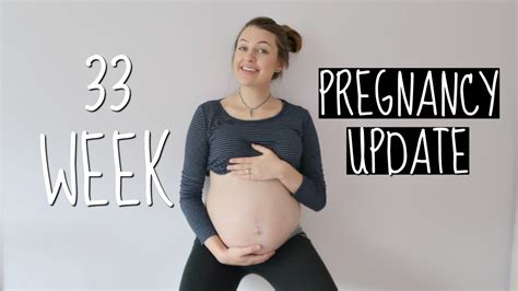 33 Weeks Pregnant Update And Belly Shot Youtube