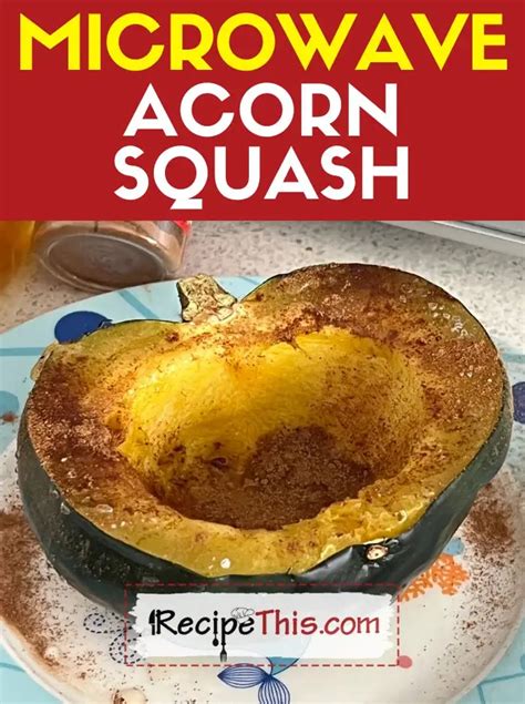 Recipe This Microwave Acorn Squash