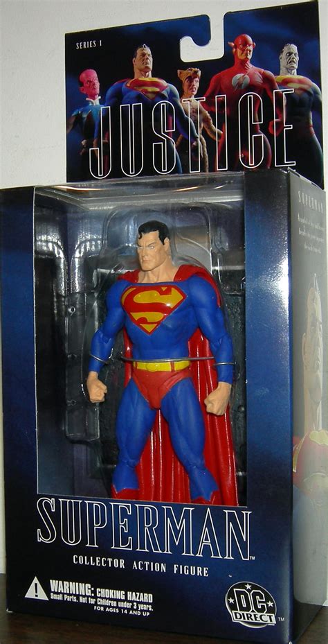 Superman Figure Alex Ross Justice League Series 1 Dc Direct