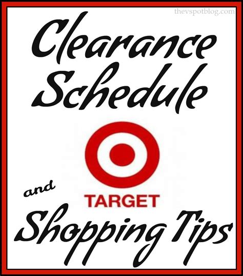 Target Clearance Schedule And Shopping Tips The V Spot