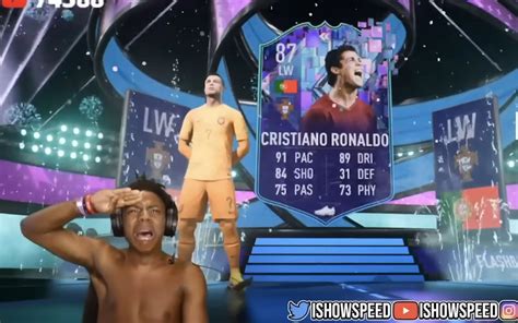 Ishowspeed Goes Berserk And Cries After Getting Ronaldo In Fifa 23