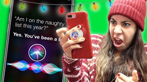 Never Ask Siri These Christmas Questions Naughty Or Nice Youtube