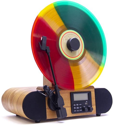 Vertical Vinyl Record Player With Audio Technica Cartridge